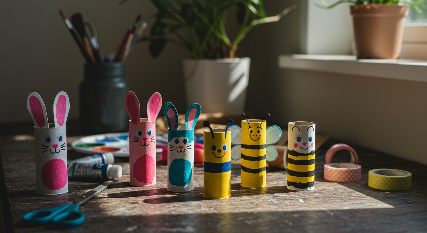 Co zrobić z rolek po papierze toaletowym – kreatywne pomysły